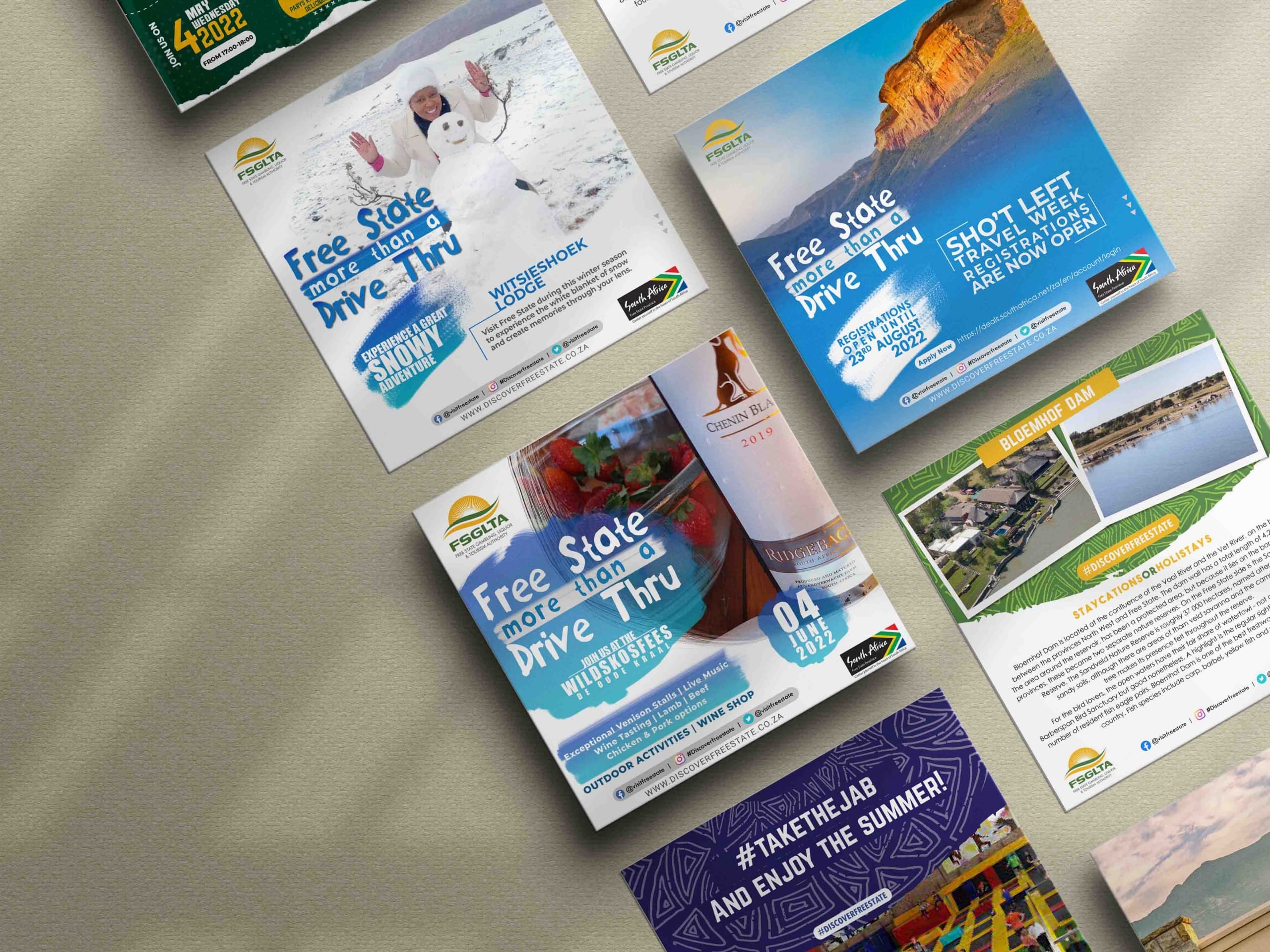 Social media campaign creative