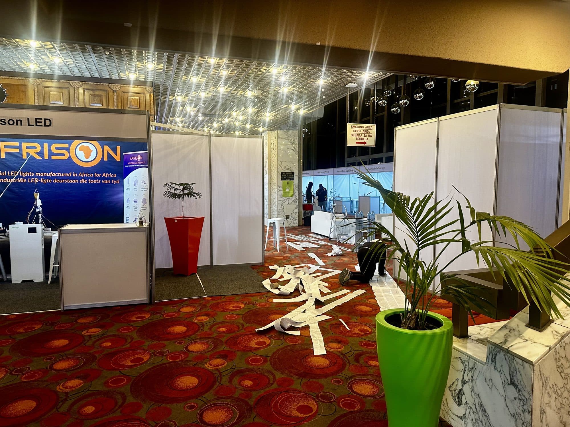 Exhibition stands at the Free State Energy Security Indaba